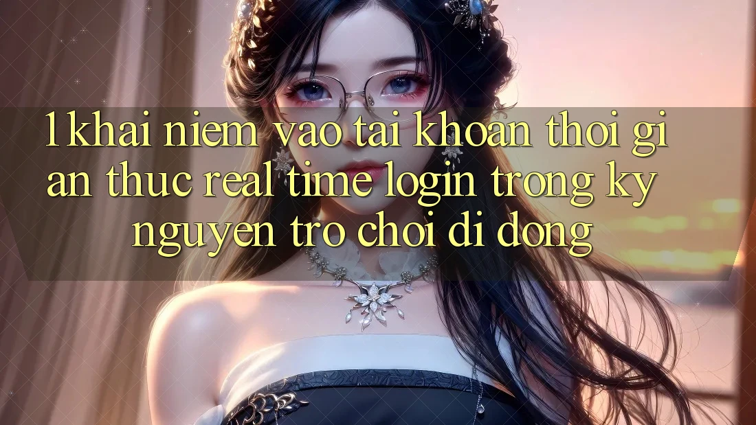 1. Khái Niệm Vào tài khoản Thời Gian Thực (Real-Time Login) Trong Kỷ Nguyên Trò chơi Di Động 1. Khái Niệm Vào tài khoản Thời Gian Thực (Real-Time Login) Trong Kỷ Nguyên Trò chơi Di Động