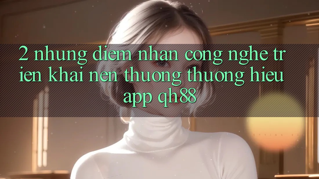 2. Những Điểm Nhấn Công Nghệ Triển khai Nên Thương thương Hiệu App QH88