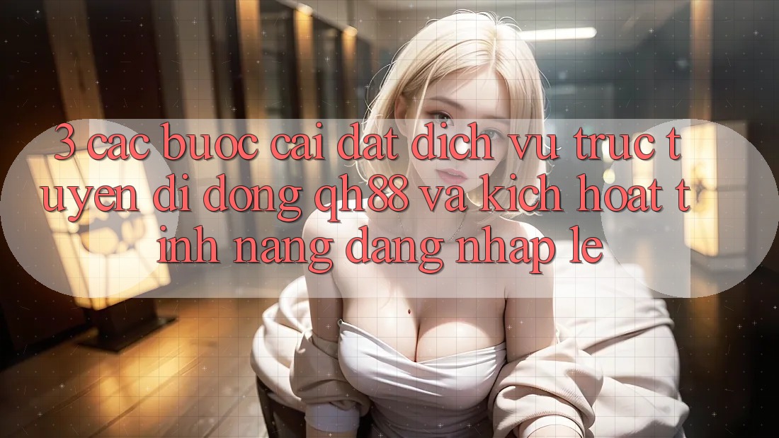 3. Các bước Cài đặt Dịch vụ trực tuyến di động QH88 Và Kích Hoạt Tính Năng Đăng Nhập Lẹ