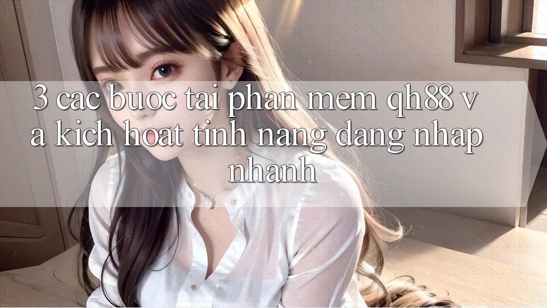 3. Các bước Tải Phần mềm QH88 Và Kích Hoạt Tính Năng Đăng Nhập Nhanh