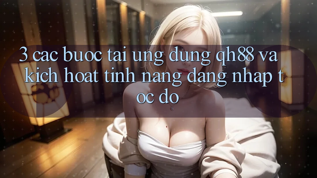 3. Các bước Tải Ứng dụng QH88 Và Kích Hoạt Tính Năng Đăng nhập Tốc độ