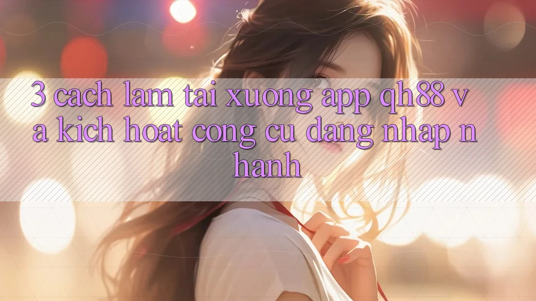 3. Cách làm Tải xuống App QH88 Và Kích Hoạt Công cụ Đăng Nhập Nhanh 3. Cách làm Tải xuống App QH88 Và Kích Hoạt Công cụ Đăng Nhập Nhanh