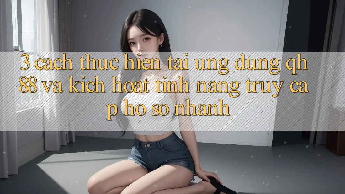 3. Cách thực hiện Tải Ứng dụng QH88 Và Kích Hoạt Tính Năng Truy cập hồ sơ Nhanh