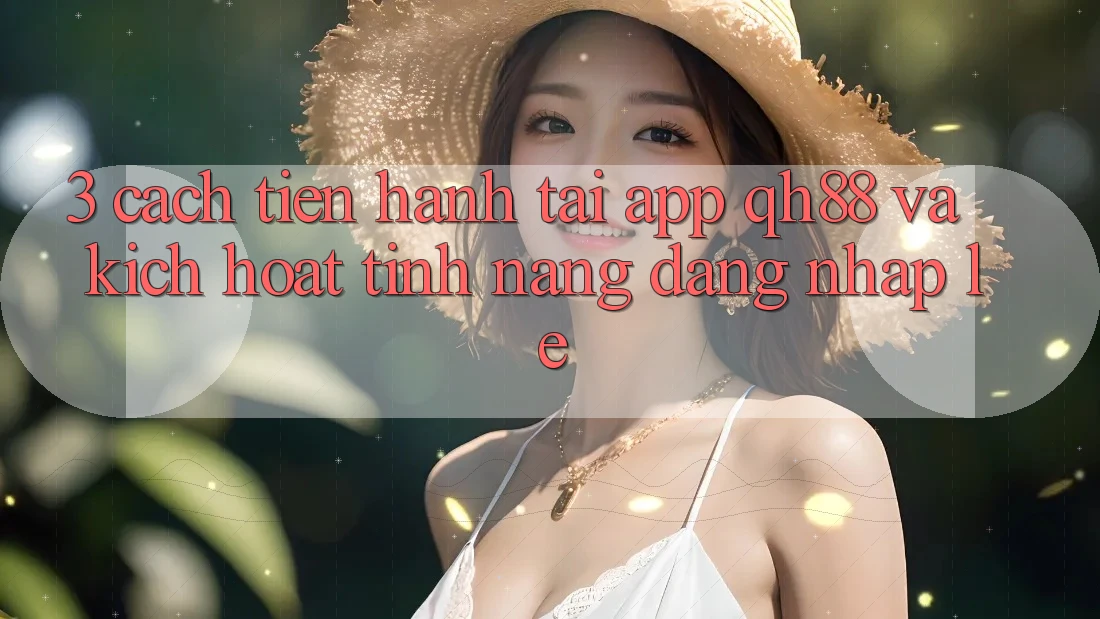 3. Cách tiến hành Tải App QH88 Và Kích Hoạt Tính Năng Đăng Nhập Lẹ