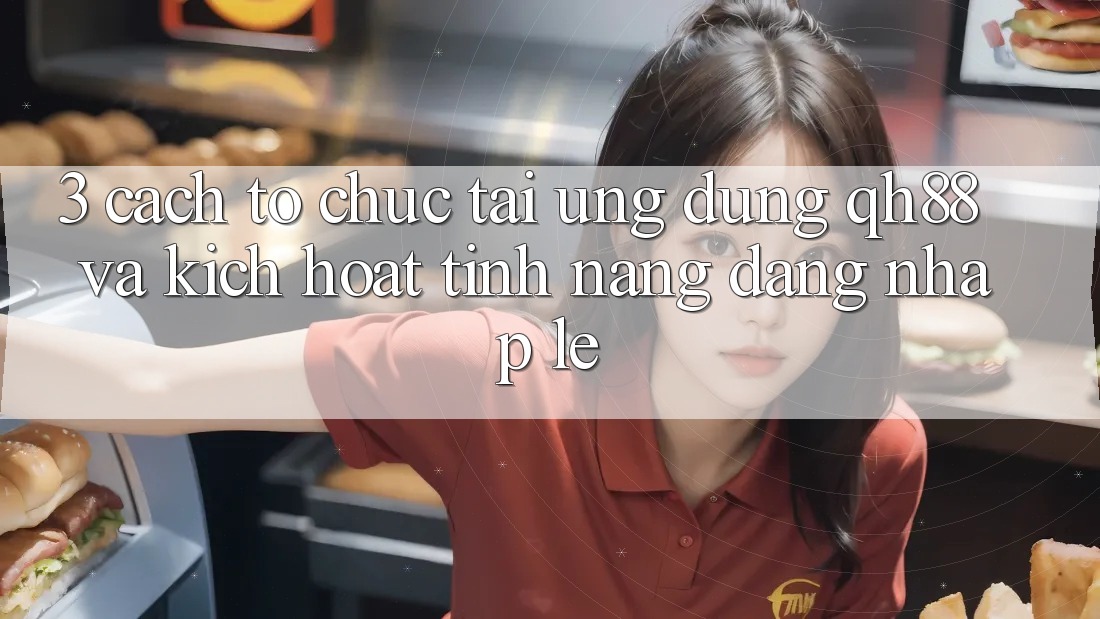 3. Cách tổ chức Tải Ứng dụng QH88 Và Kích Hoạt Tính Năng Đăng Nhập Lẹ
