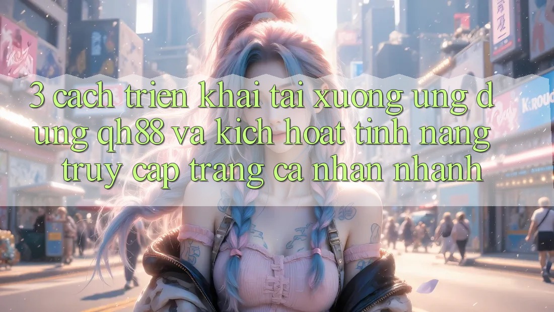 3. Cách triển khai Tải xuống Ứng dụng QH88 Và Kích Hoạt Tính Năng Truy cập trang cá nhân Nhanh