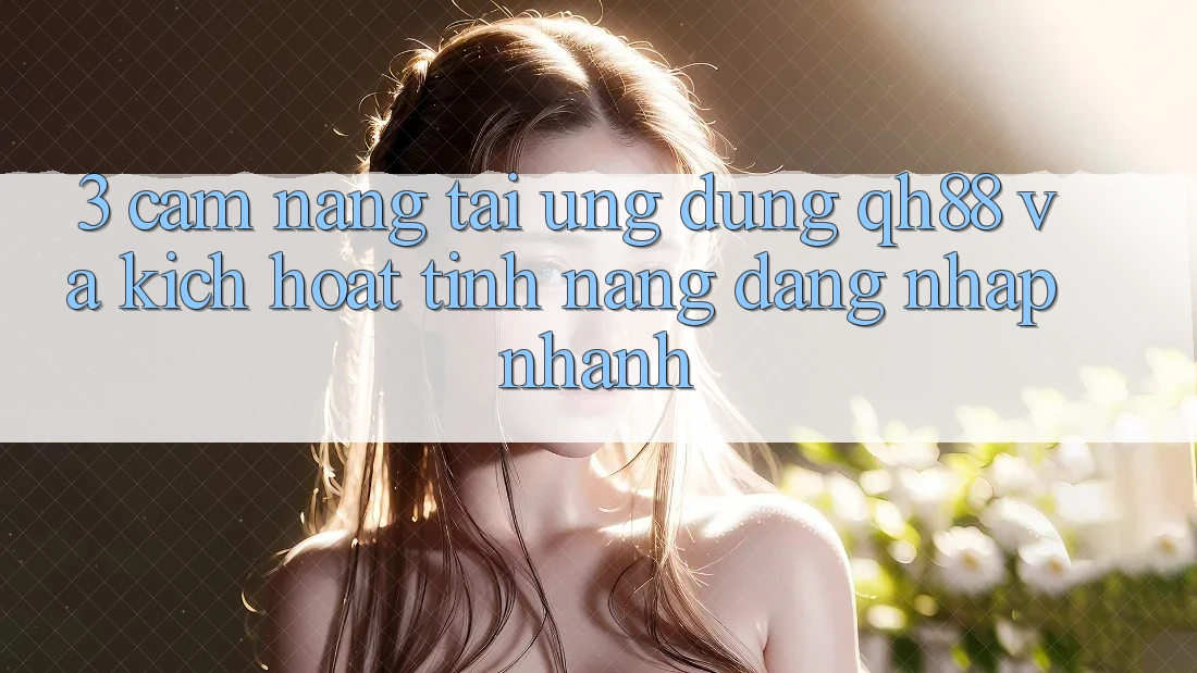 3. Cẩm nang Tải Ứng dụng QH88 Và Kích Hoạt Tính Năng Đăng Nhập Nhanh
