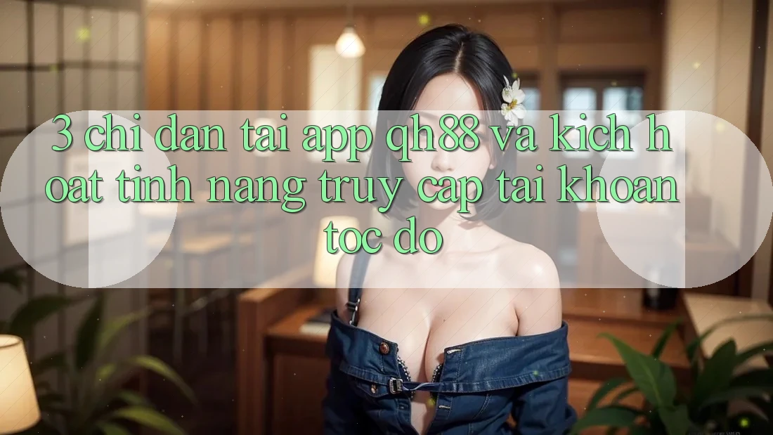 3. Chỉ dẫn Tải App QH88 Và Kích Hoạt Tính Năng Truy cập tài khoản Tốc độ