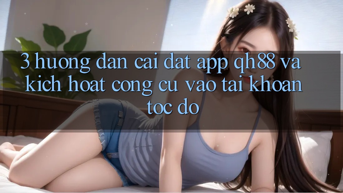 3. Hướng dẫn Cài đặt App QH88 Và Kích Hoạt Công cụ Vào tài khoản Tốc độ