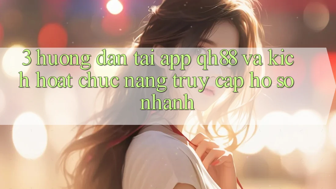 3. Hướng Dẫn Tải App QH88 Và Kích Hoạt Chức năng Truy cập hồ sơ Nhanh