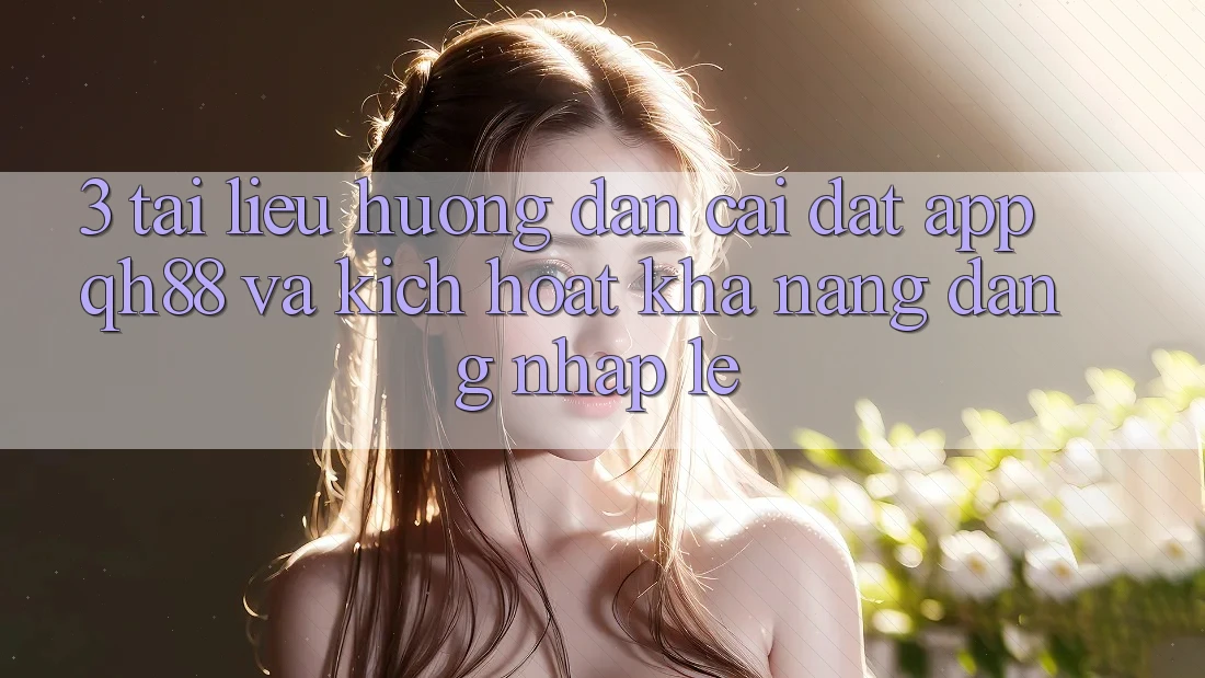 3. Tài liệu hướng dẫn Cài đặt App QH88 Và Kích Hoạt Khả năng Đăng Nhập Lẹ