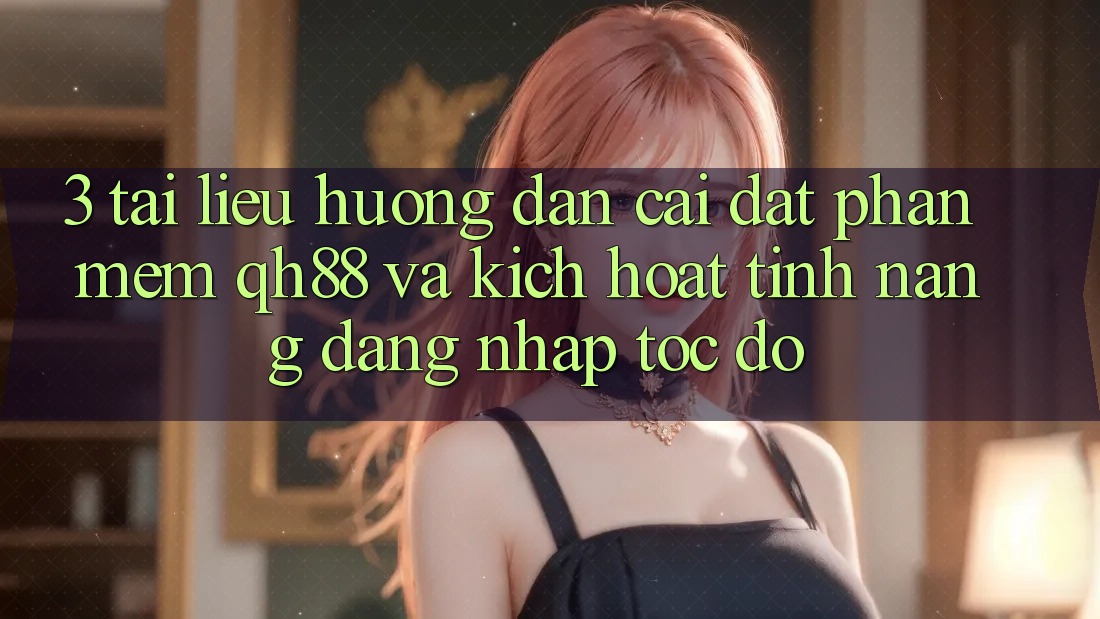 3. Tài liệu hướng dẫn Cài đặt Phần mềm QH88 Và Kích Hoạt Tính Năng Đăng Nhập Tốc độ