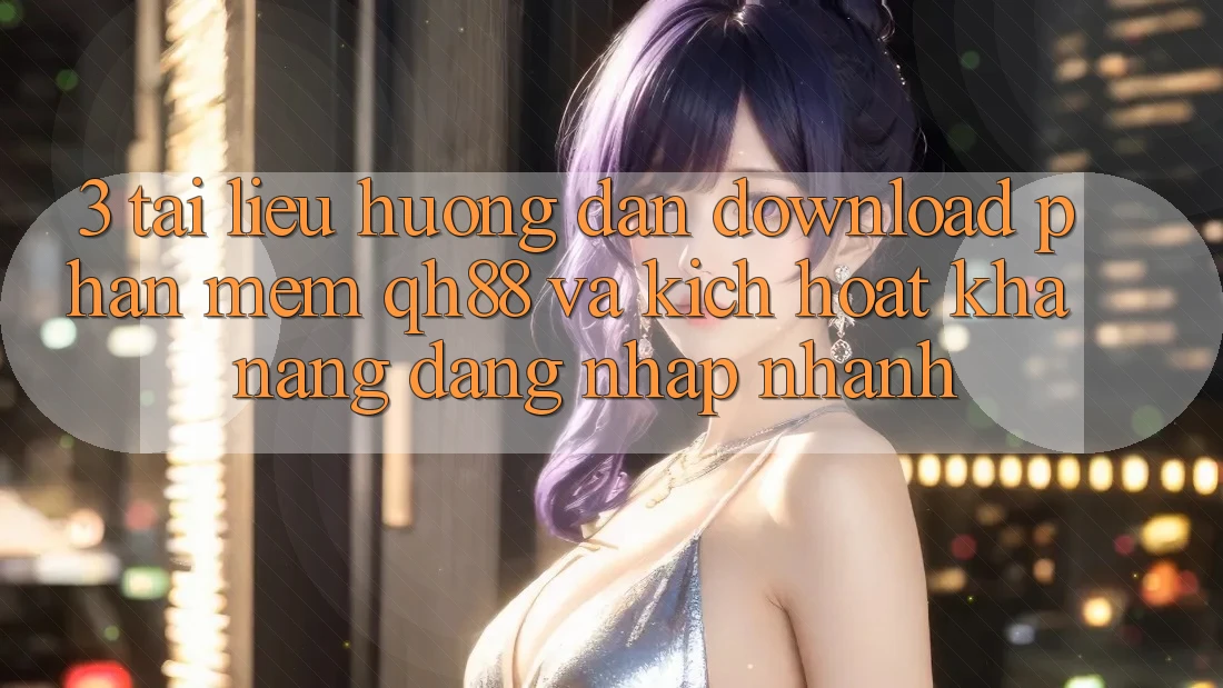 3. Tài liệu hướng dẫn Download Phần mềm QH88 Và Kích Hoạt Khả năng Đăng Nhập Nhanh