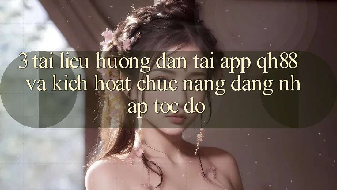 3. Tài liệu hướng dẫn Tải App QH88 Và Kích Hoạt Chức năng Đăng nhập Tốc độ 3. Tài liệu hướng dẫn Tải App QH88 Và Kích Hoạt Chức năng Đăng nhập Tốc độ