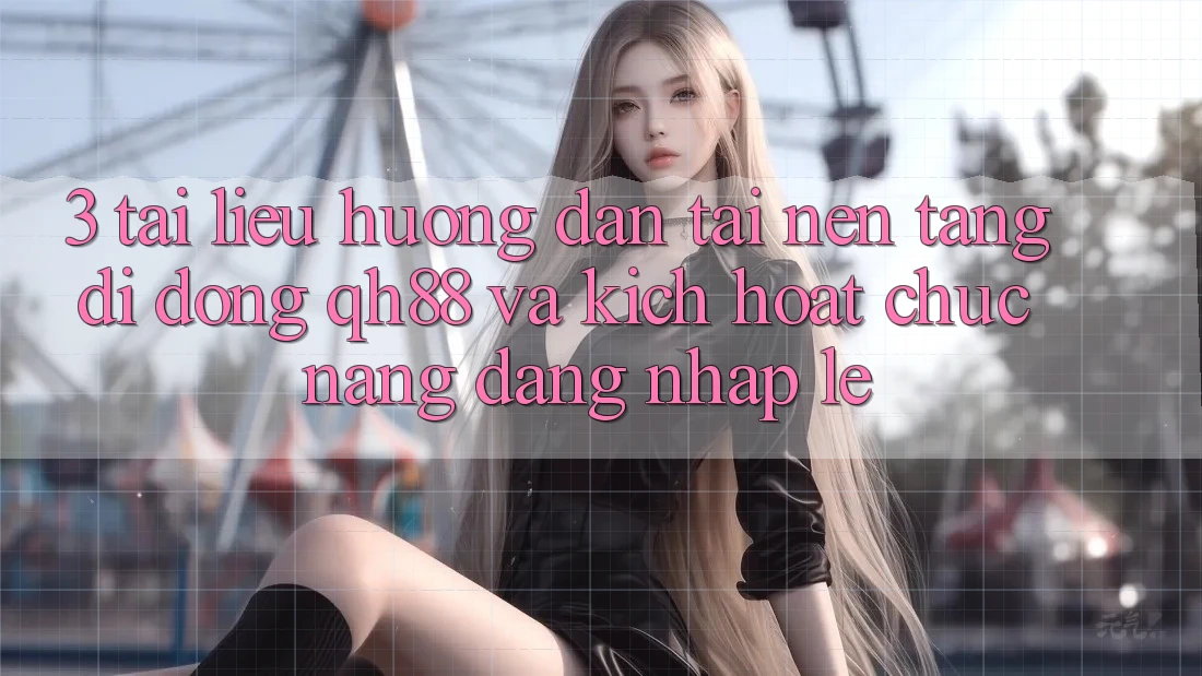 3. Tài liệu hướng dẫn Tải Nền tảng di động QH88 Và Kích Hoạt Chức năng Đăng Nhập Lẹ