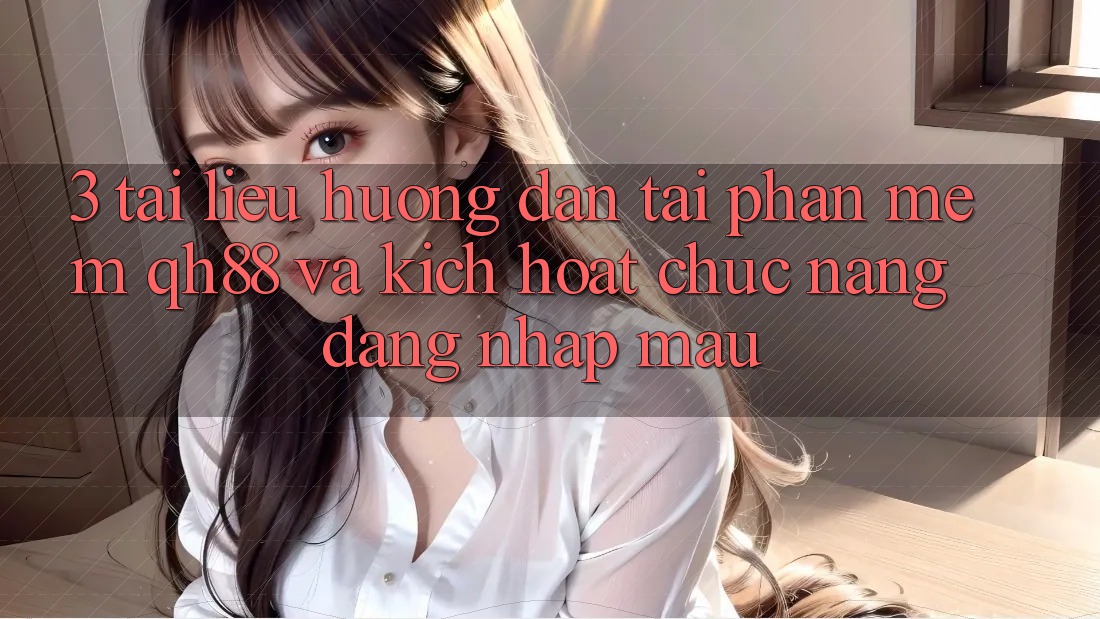 3. Tài liệu hướng dẫn Tải Phần mềm QH88 Và Kích Hoạt Chức năng Đăng Nhập Mau