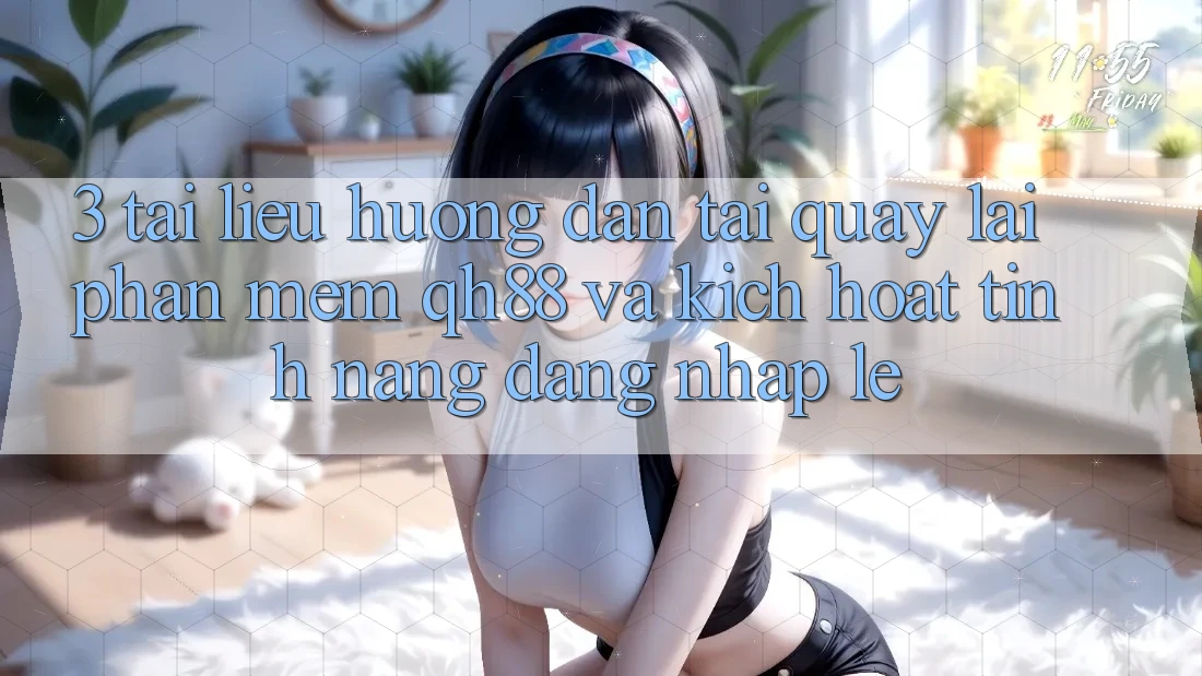 3. Tài liệu hướng dẫn Tải quay lại Phần mềm QH88 Và Kích Hoạt Tính Năng Đăng Nhập Lẹ