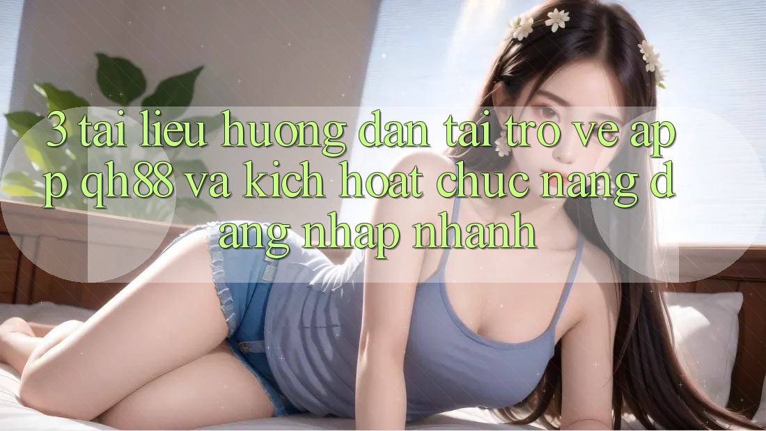 3. Tài liệu hướng dẫn Tải trở về App QH88 Và Kích Hoạt Chức năng Đăng Nhập Nhanh 3. Tài liệu hướng dẫn Tải trở về App QH88 Và Kích Hoạt Chức năng Đăng Nhập Nhanh