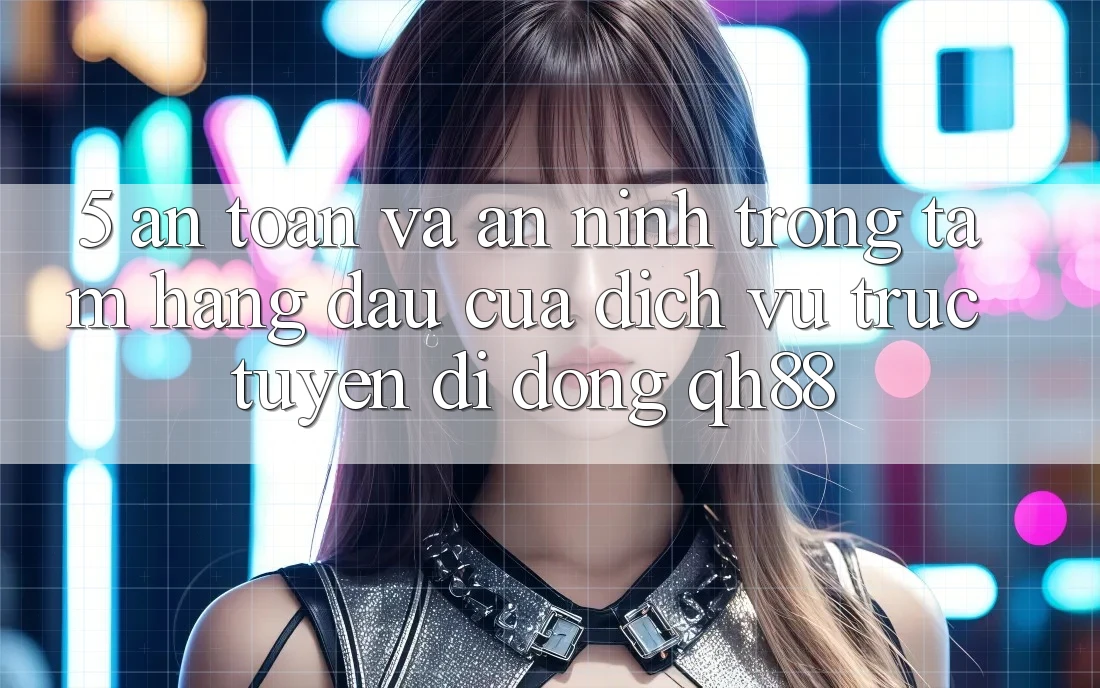 5. An Toàn Và An ninh: Trọng Tâm Hàng Đầu Của Dịch vụ trực tuyến di động QH88