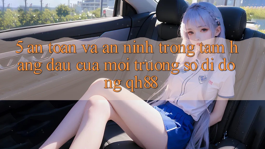5. An Toàn Và An ninh: Trọng Tâm Hàng Đầu Của Môi trường số di động QH88 5. An Toàn Và An ninh: Trọng Tâm Hàng Đầu Của Môi trường số di động QH88