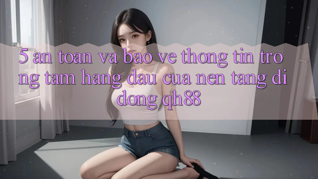 5. An Toàn Và Bảo vệ thông tin: Trọng Tâm Hàng Đầu Của Nền tảng di động QH88