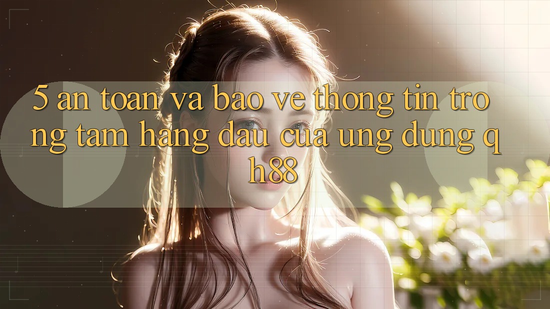 5. An Toàn Và Bảo vệ thông tin: Trọng Tâm Hàng Đầu Của Ứng Dụng QH88