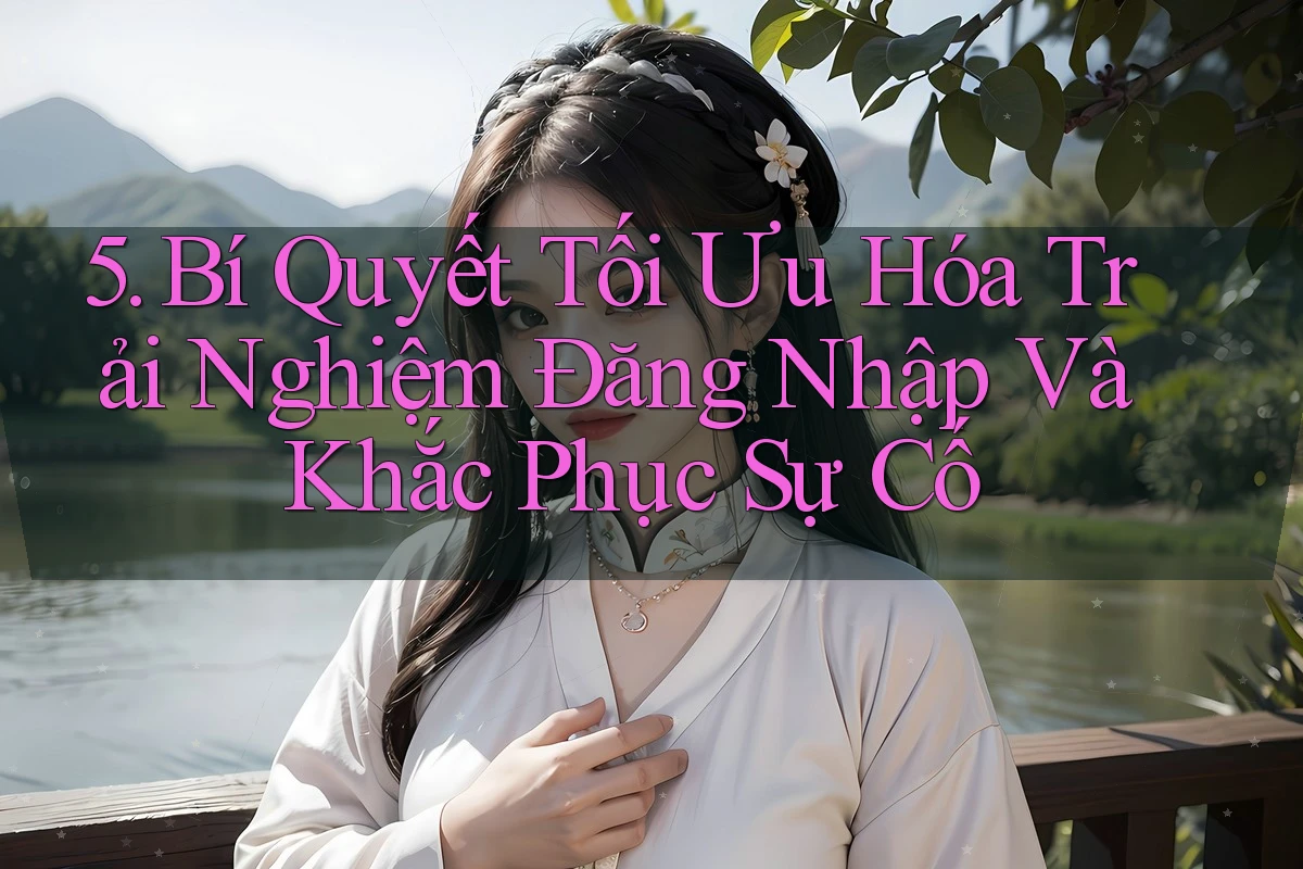 5. Bí Quyết Tối Ưu Hóa Trải Nghiệm Đăng Nhập Và Khắc Phục Sự Cố 5. Bí Quyết Tối Ưu Hóa Trải Nghiệm Đăng Nhập Và Khắc Phục Sự Cố
