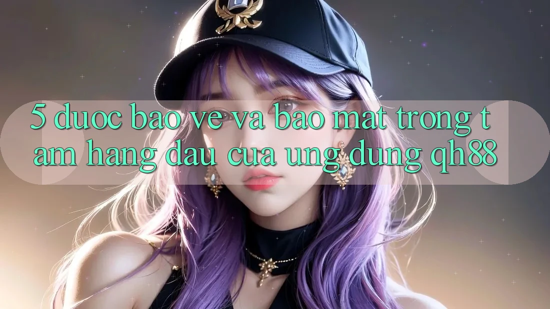 5. Được bảo vệ Và Bảo Mật: Trọng Tâm Hàng Đầu Của Ứng Dụng QH88