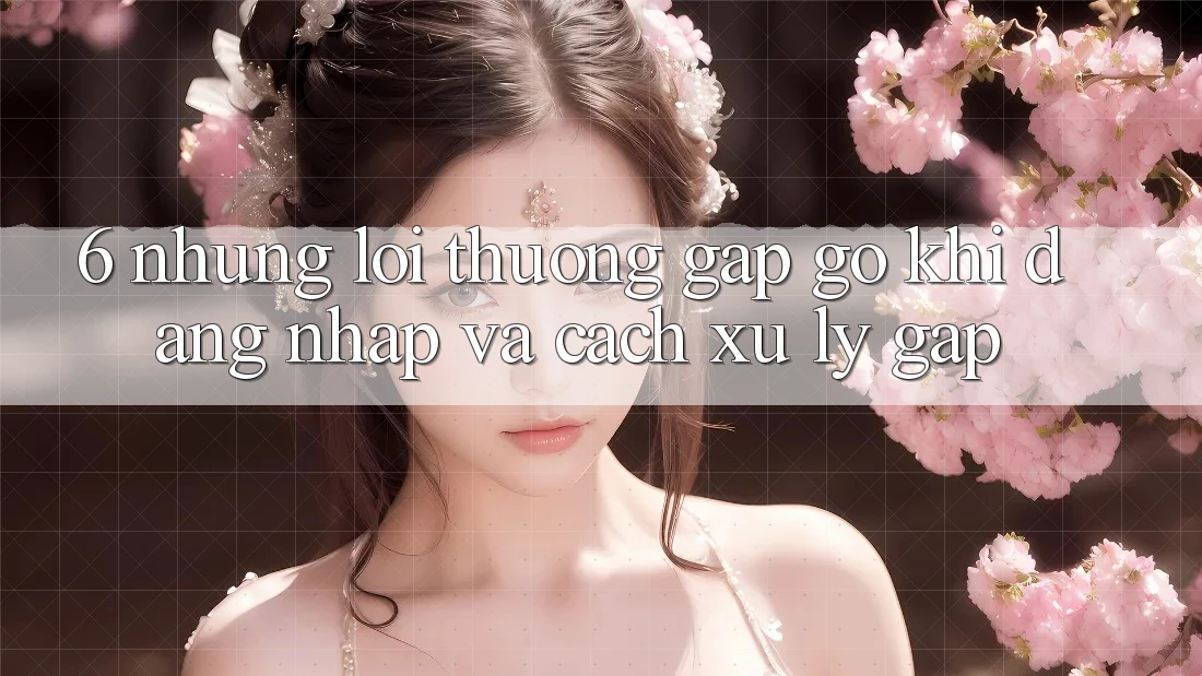 6. Những Lỗi Thường Gặp gỡ Khi Đăng Nhập Và Cách Xử Lý Gấp 6. Những Lỗi Thường Gặp gỡ Khi Đăng Nhập Và Cách Xử Lý Gấp