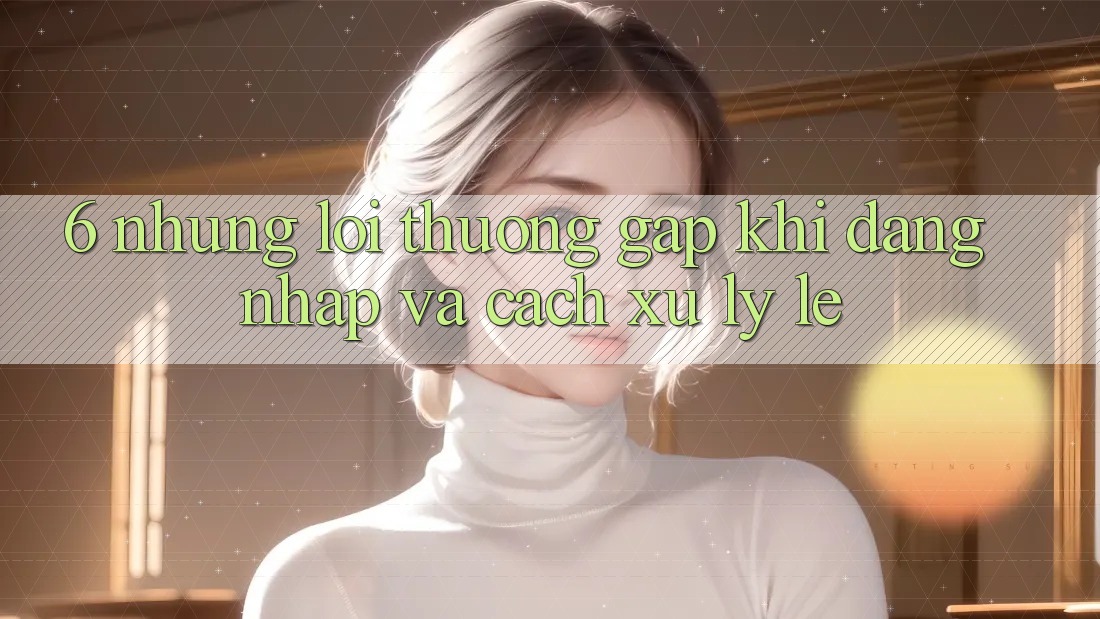 6. Những Lỗi Thường Gặp Khi Đăng Nhập Và Cách Xử Lý Lẹ 6. Những Lỗi Thường Gặp Khi Đăng Nhập Và Cách Xử Lý Lẹ