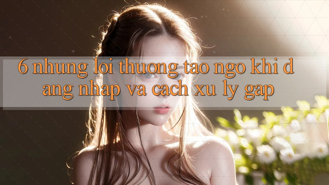 6. Những Lỗi Thường Tao ngộ Khi Đăng Nhập Và Cách Xử Lý Gấp