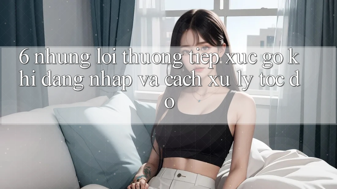 6. Những Lỗi Thường Tiếp xúc gỡ Khi Đăng Nhập Và Cách Xử Lý Tốc độ 6. Những Lỗi Thường Tiếp xúc gỡ Khi Đăng Nhập Và Cách Xử Lý Tốc độ