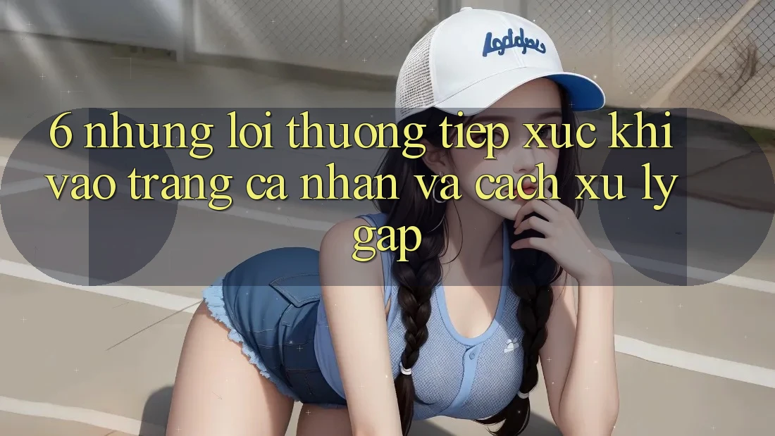 6. Những Lỗi Thường Tiếp xúc Khi Vào trang cá nhân Và Cách Xử Lý Gấp 6. Những Lỗi Thường Tiếp xúc Khi Vào trang cá nhân Và Cách Xử Lý Gấp