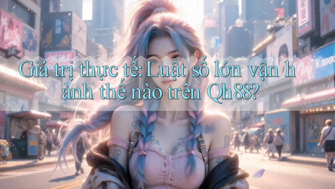 Giá trị thực tế: Luật số lớn vận hành thế nào trên Qh88?