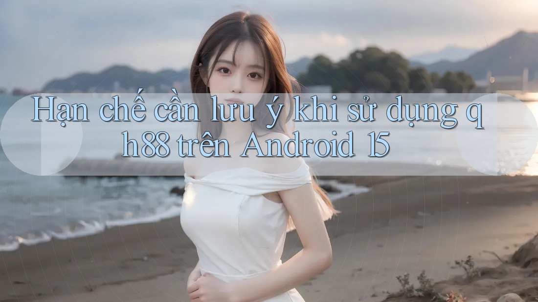 Hạn chế cần lưu ý khi sử dụng qh88 trên Android 15 Hạn chế cần lưu ý khi sử dụng qh88 trên Android 15