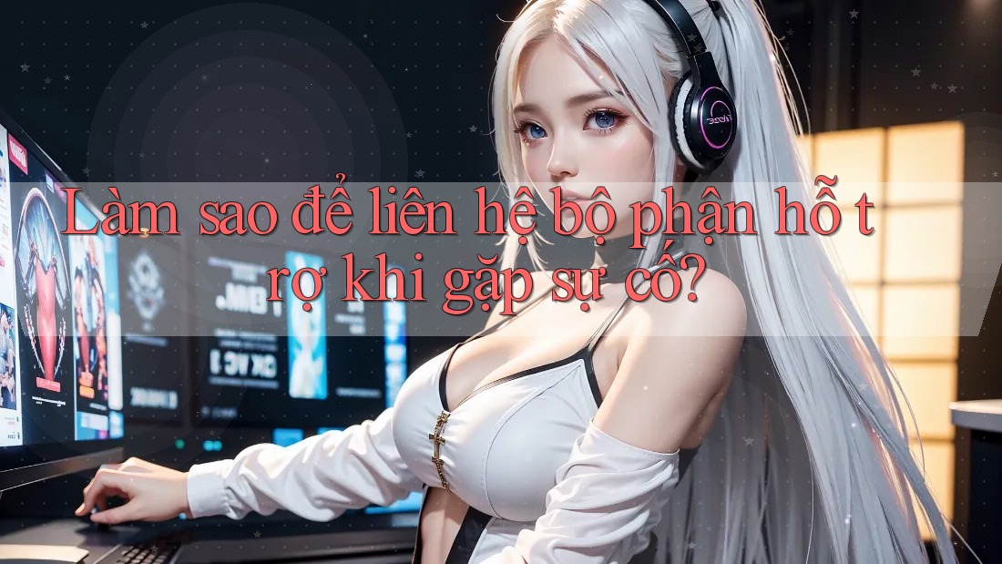 Làm sao để liên hệ bộ phận hỗ trợ khi gặp sự cố?