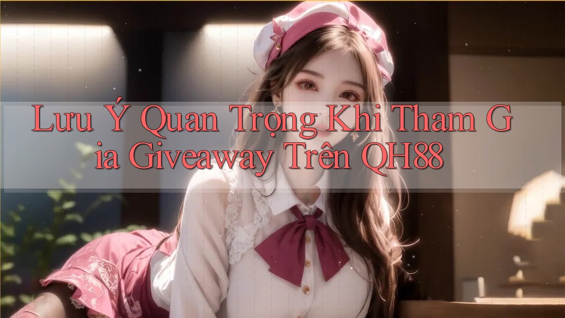 Lưu Ý Quan Trọng Khi Tham Gia Giveaway Trên QH88