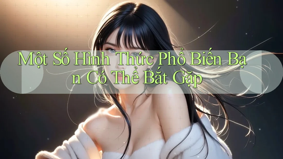 Một số hình thức phổ biến bạn có thể bắt gặp Một số hình thức phổ biến bạn có thể bắt gặp
