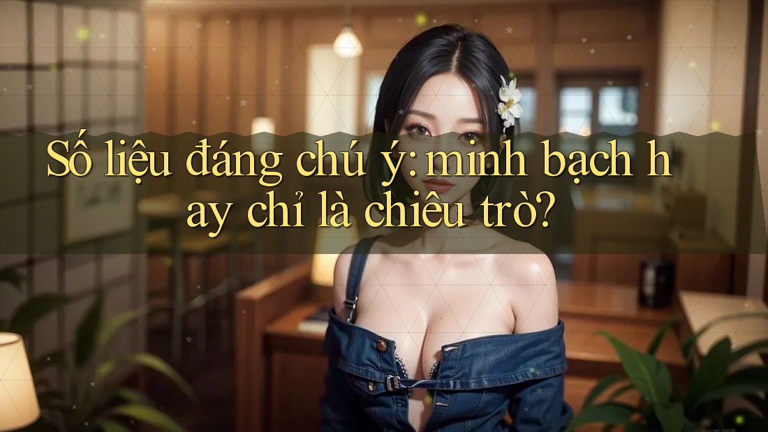Số liệu đáng chú ý: minh bạch hay chỉ là chiêu trò? Số liệu đáng chú ý: minh bạch hay chỉ là chiêu trò?