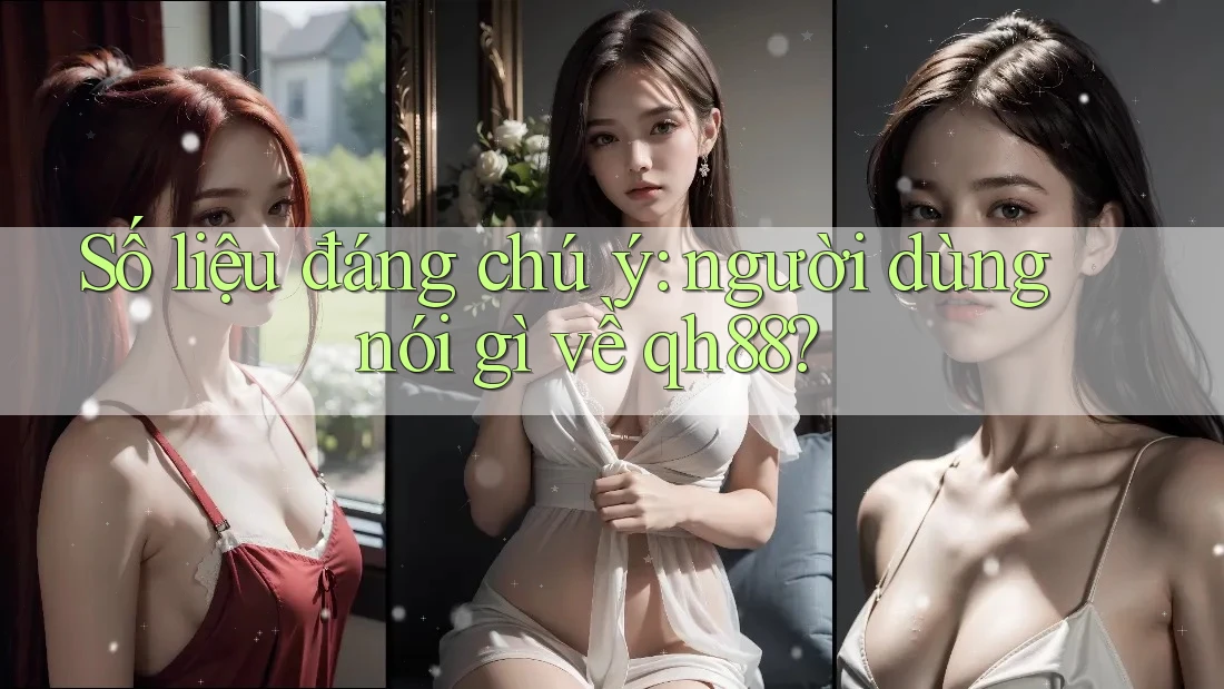 Số liệu đáng chú ý: người dùng nói gì về qh88? Số liệu đáng chú ý: người dùng nói gì về qh88?