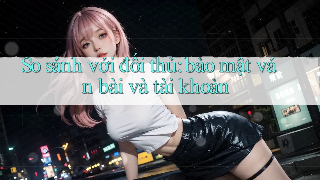 So sánh với đối thủ: bảo mật ván bài và tài khoản