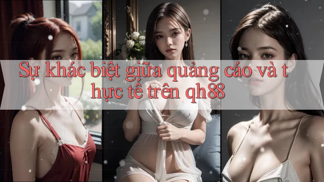 Sự khác biệt giữa quảng cáo và thực tế trên qh88 Sự khác biệt giữa quảng cáo và thực tế trên qh88