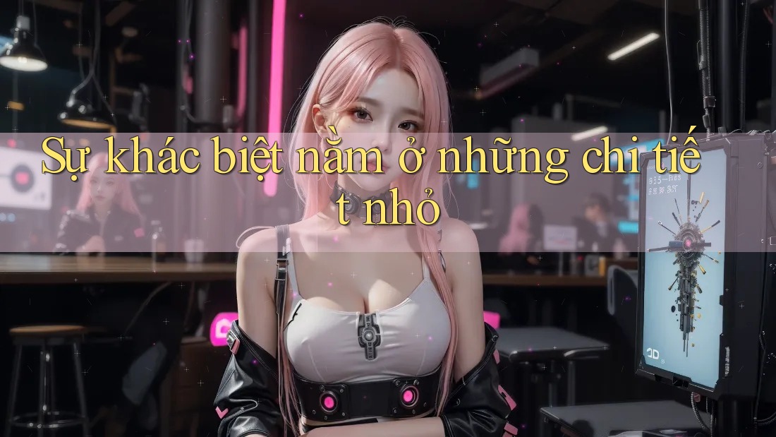 Sự khác biệt nằm ở những chi tiết nhỏ