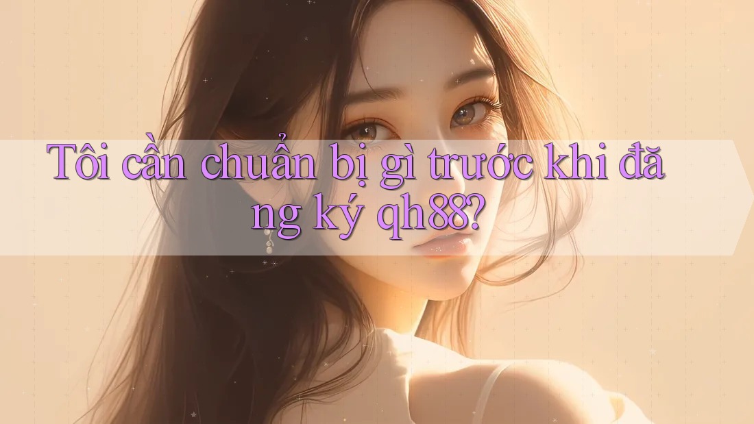 Tôi cần chuẩn bị gì trước khi đăng ký qh88?